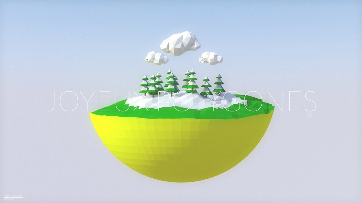 Joyeux Polygones de Noël, © Mathieu Besson